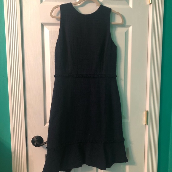 NWT J Crew Fluted Hem A Line Textured Dress - Picture 3 of 5